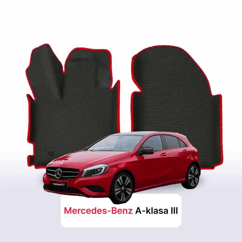 Car mats EVA for Mercedes-Benz A-klasa 3 gen (W176) 2012-2018 year HATCHBACK 5 door
