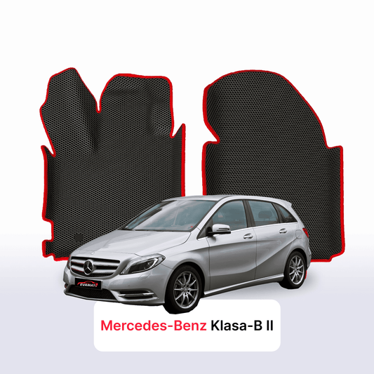 Car mats EVA for Mercedes-Benz B-klasa 2 gen (W246) 2011-2018 year MINIVAN + EVA heel pad