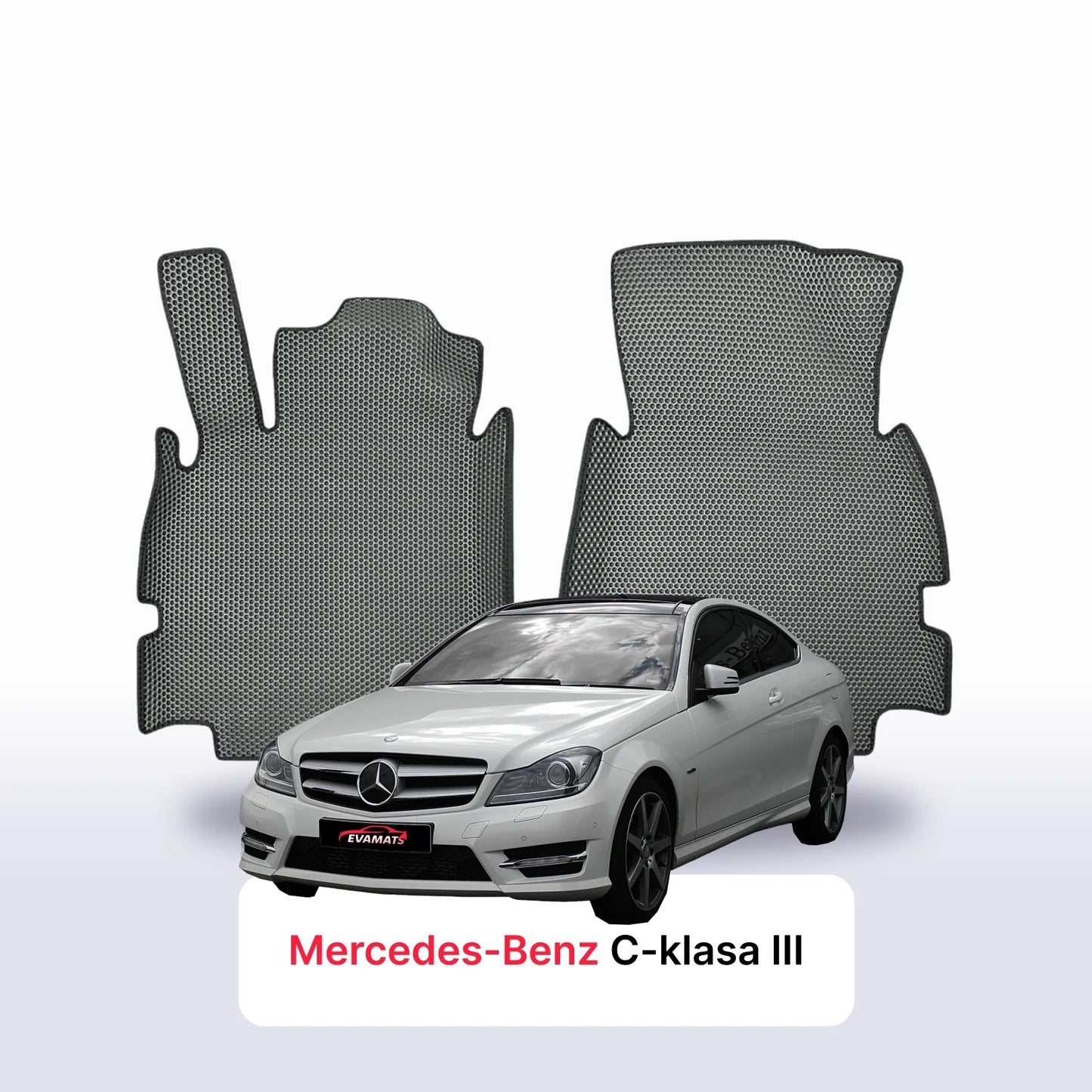 Car mats EVA for Mercedes-Benz C-klasa 3 gen (C204) 2006-2015 year COUPE
