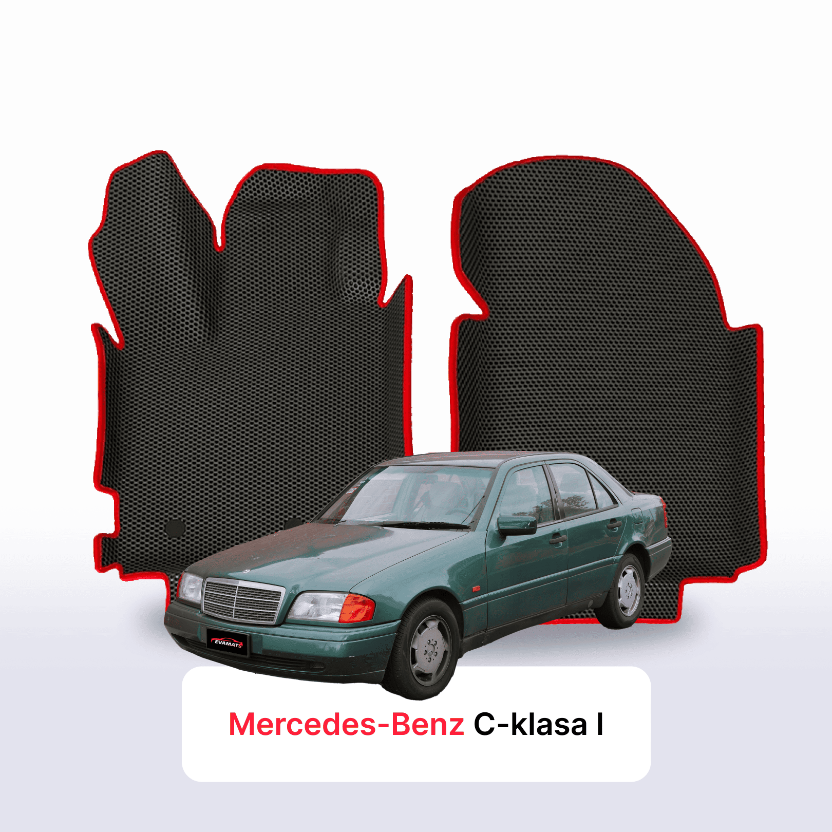 Car mats EVA for Mercedes-Benz C-klasa 1 gen (W202) 1993-2001 year SEDAN