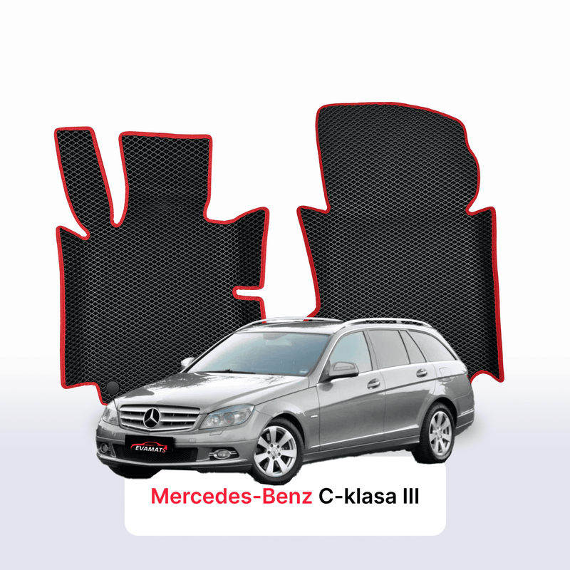 Car mats EVA for Mercedes-Benz C-klasa 3 gen (S204) 2006-2015 year STATION WAGON
