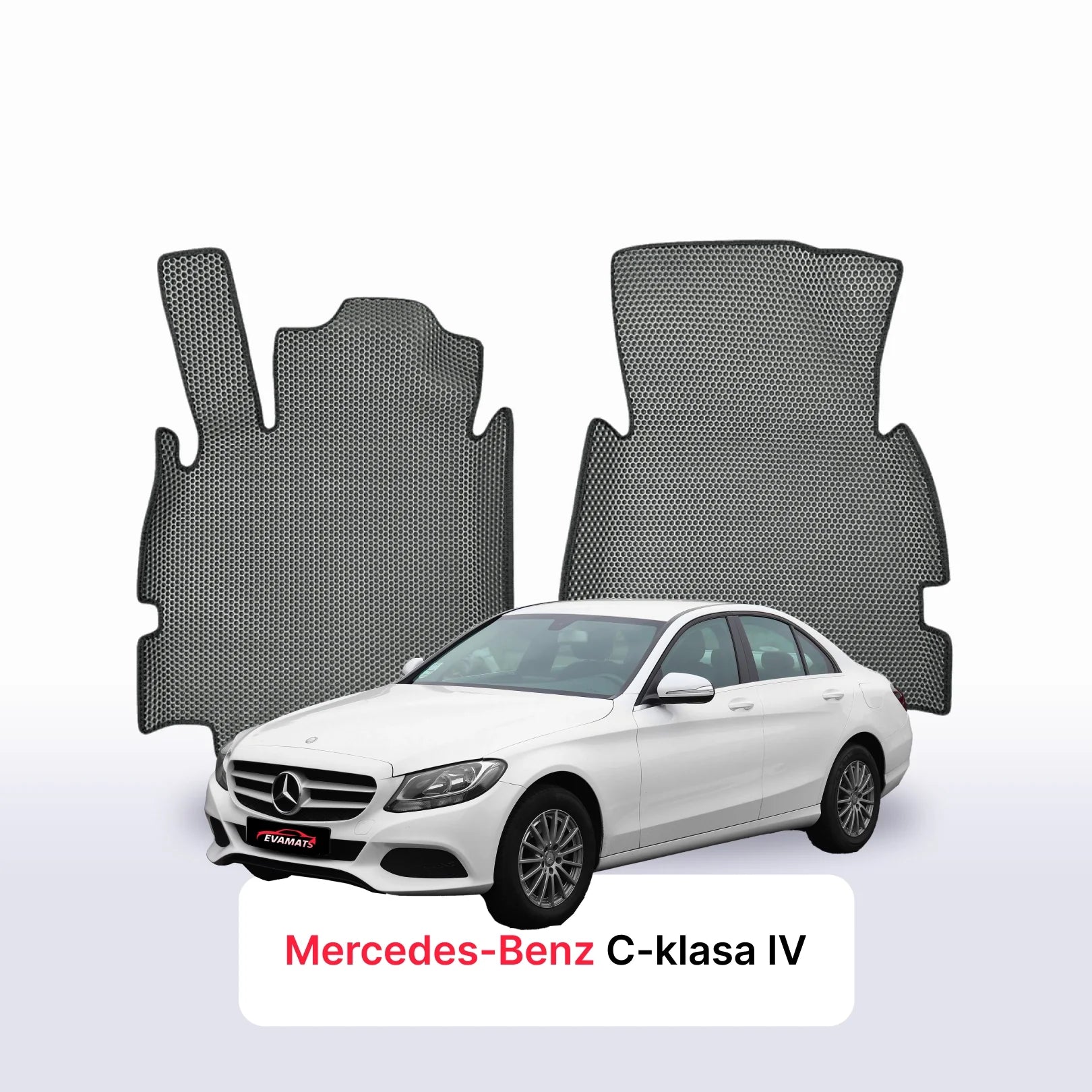 Car mats EVA for Mercedes-Benz C-klasa 4 gen (W205) 2014-2021 year SEDAN