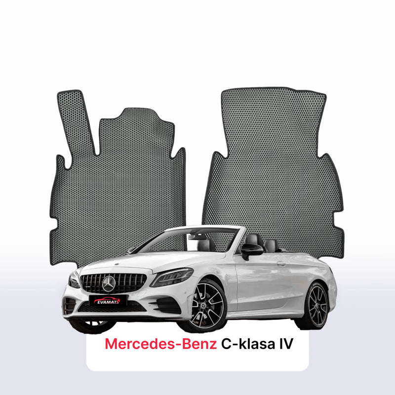Car mats EVA for Mercedes-Benz C-klasa 4 gen (A205) 2014-2021 year CABRIO