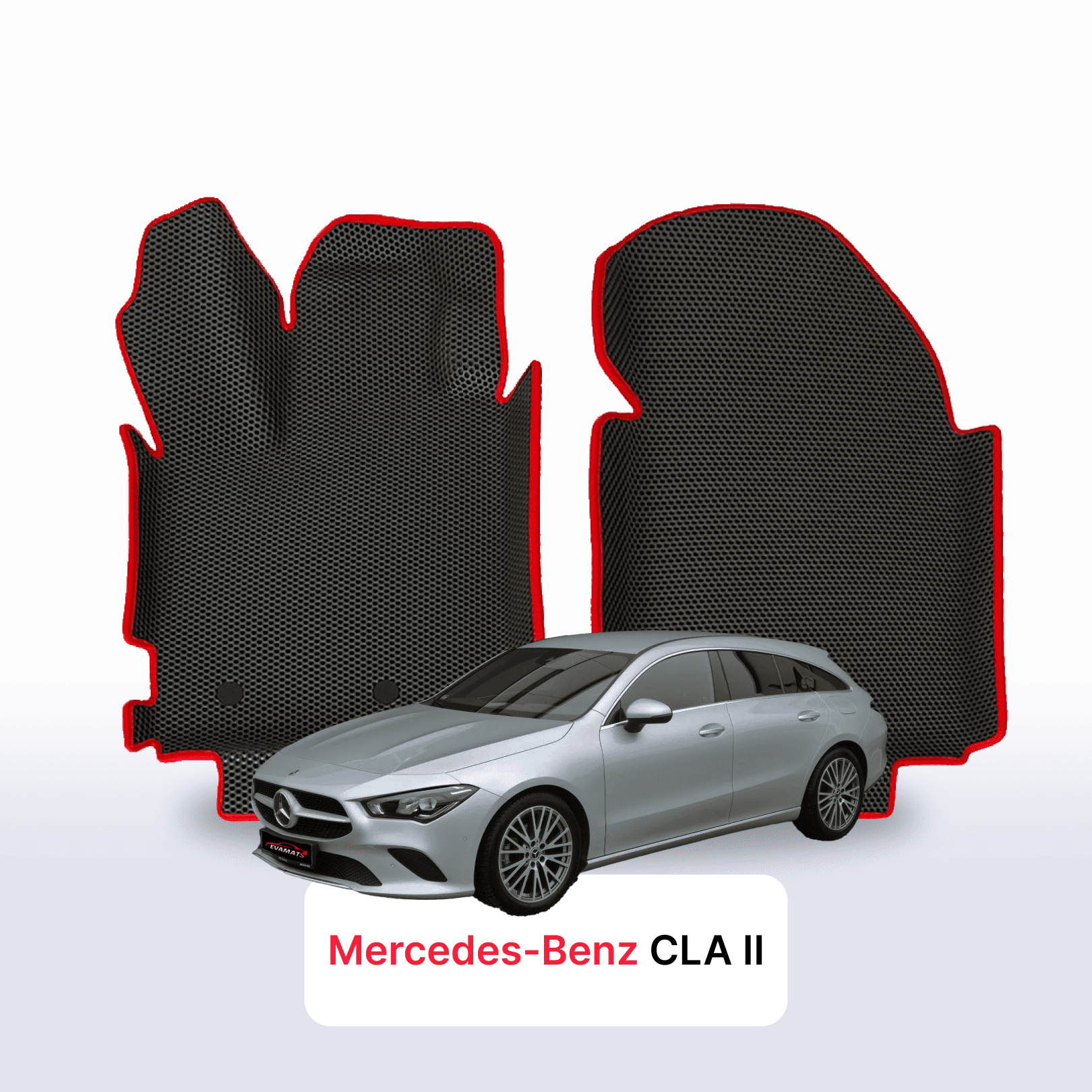 Car mats EVA for Mercedes-Benz CLA 2 gen (X118) shooting brake 2019-2025 year STATION WAGON