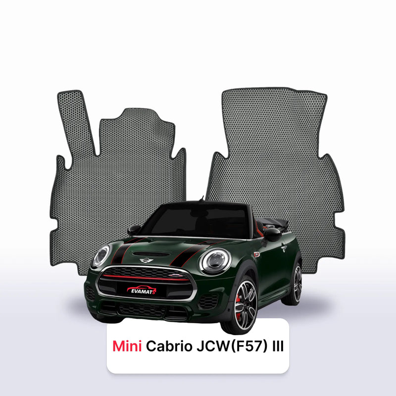 Car mats EVA for Mini Cabrio(F57) JCW 3 gen 2015-2024 year CABRIO