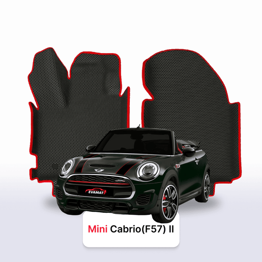 Car mats EVA for Mini Cabrio(R57) 2 gen 2009-2015 year JCW CABRIO