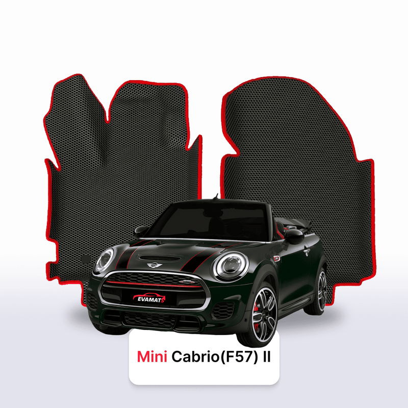 Car mats EVA for Mini Cabrio(R57) 2 gen 2009-2015 year JCW CABRIO
