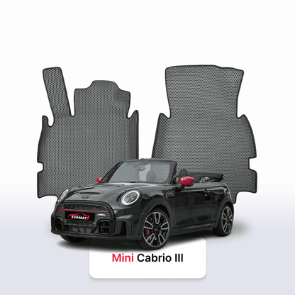 Tapis de voiture EVA pour Mini Cabrio(F57) 2 gen 2008-2023 année JCW CABRIO