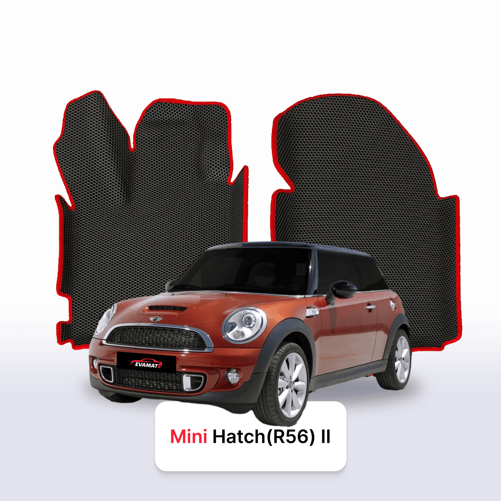 Car mats EVA for Mini Hatch(R56) 2 gen 2006-2013 year Cooper S HATCHBACK 3 door