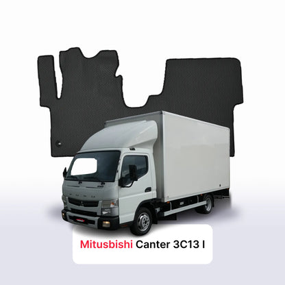 Car mats EVA for Mitsubishi Fuso Canter 3C13 1 gen 2005-2024 year TRUCK