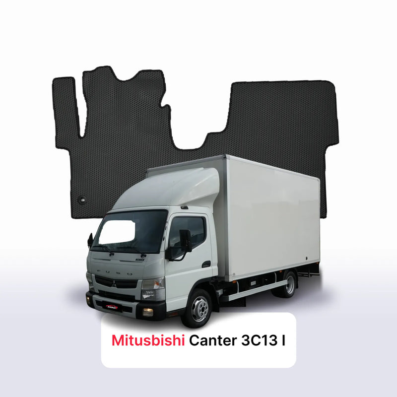 Car mats EVA for Mitsubishi Fuso Canter 3C13 1 gen 2005-2024 year TRUCK