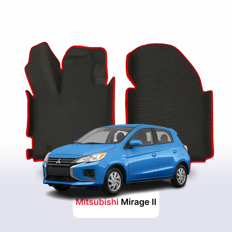 Car mats EVA for Mitsubishi Mirage 2 gen 2012-2023 year HATCHBACK 5 door