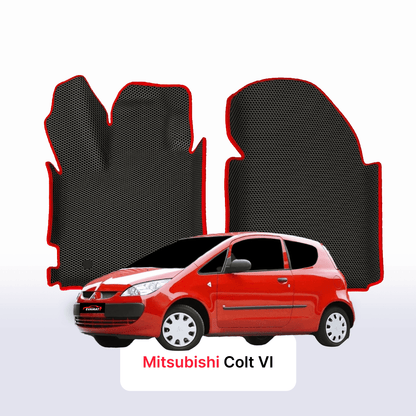 Car mats EVA for Mitsubishi Colt(Z30) 6 gen 2002-2012 year HATCHBACK 3 door