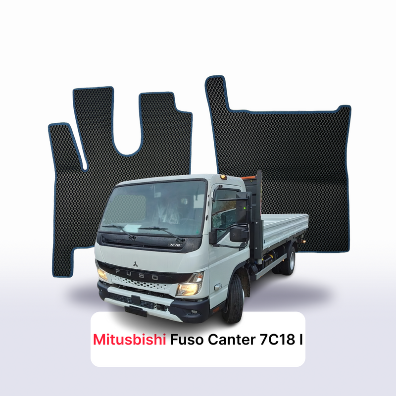 Car mats EVA for Mitsubishi Fuso Canter 7C18 1 gen 2010-2020 year TRUCK