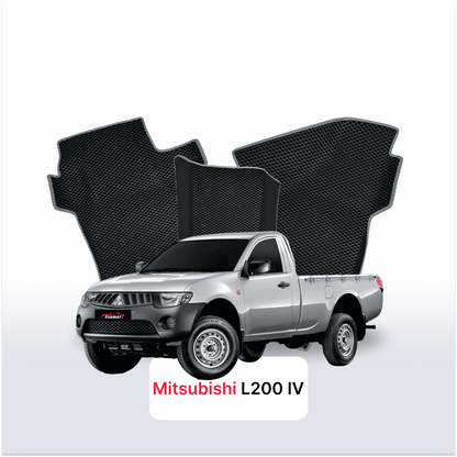 Car mats EVA for Mitsubishi L200 4 gen 2006-2014 year PICK-UP single cabin