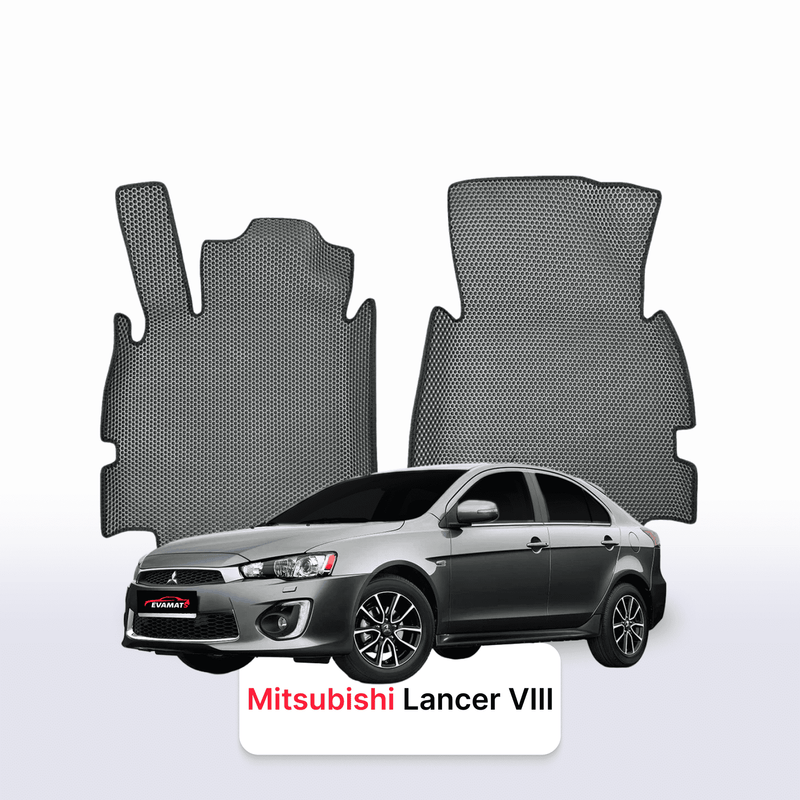 Car mats EVA for Mitsubishi Lancer 8 gen 2007-2017 year HATCHBACK 5 door