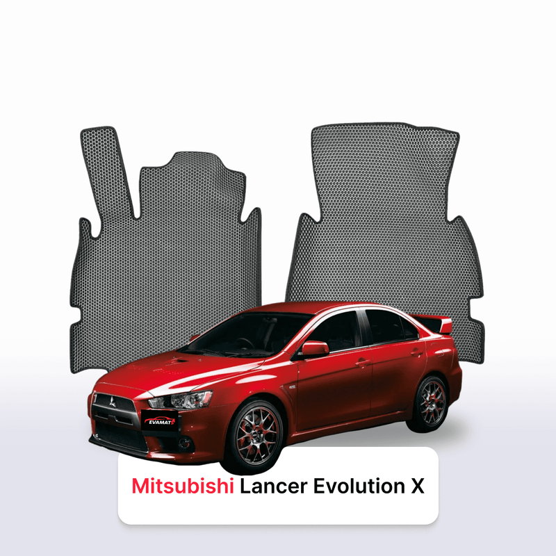 Car mats EVA for Mitsubishi Lancer Evolution 10 gen 2007-2016 year SEDAN