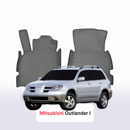 Car mats EVA for Mitsubishi Outlander 1 gen 2002-2006 year SUV