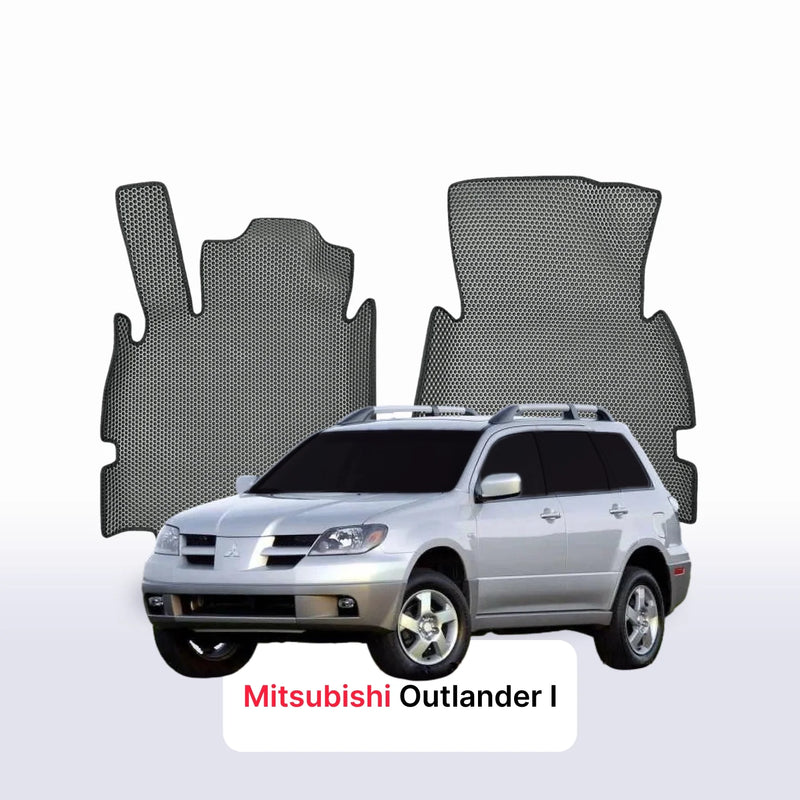 Car mats EVA for Mitsubishi Outlander 1 gen 2002-2006 year SUV