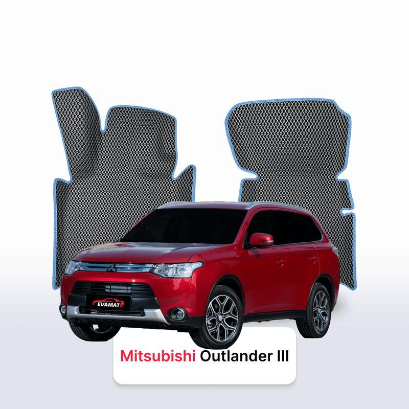 Car mats EVA for Mitsubishi Outlander 3 gen 2012-2022 year SUV