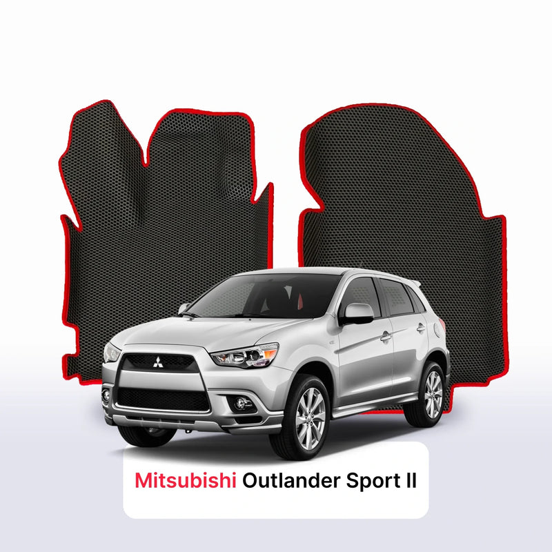 Car mats EVA for Mitsubishi Outlander Sport 2 gen 2010-2028 year SUV