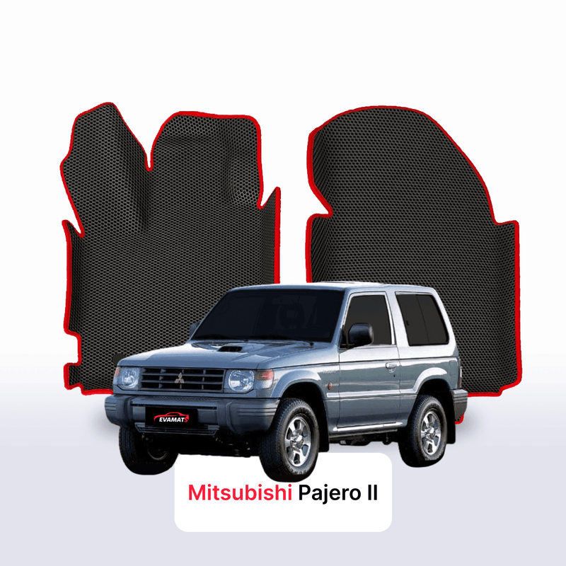 Car mats EVA for Mitsubishi Pajero 2 gen 1991-1999 year SUV 3 door