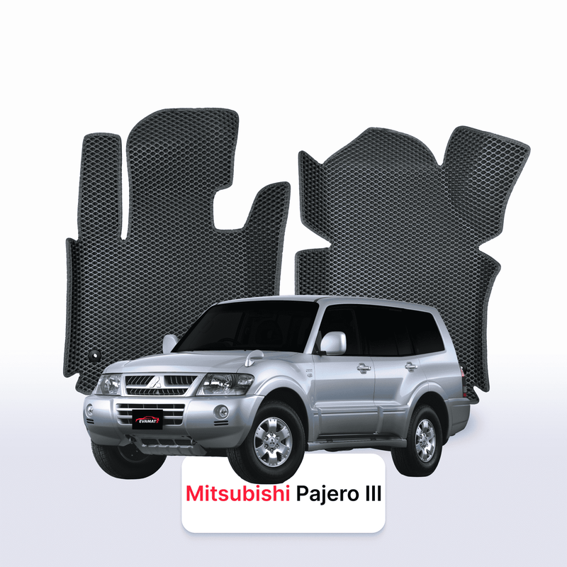 Car mats EVA for Mitsubishi Pajero 3 gen 1999-2006 year SUV
