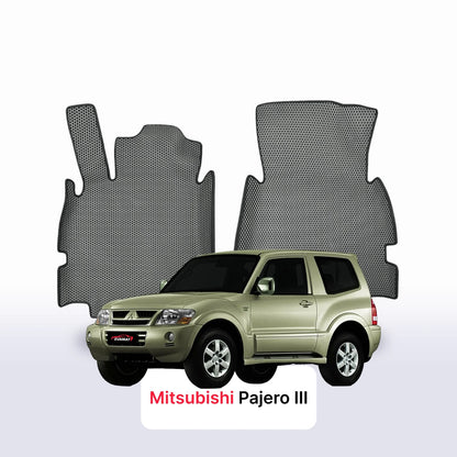Car mats EVA for Mitsubishi Pajero 3 gen 1999-2006 year SUV 3 door