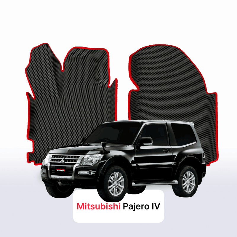 Car mats EVA for Mitsubishi Pajero 4 gen 2006-2023 year SUV 3 door