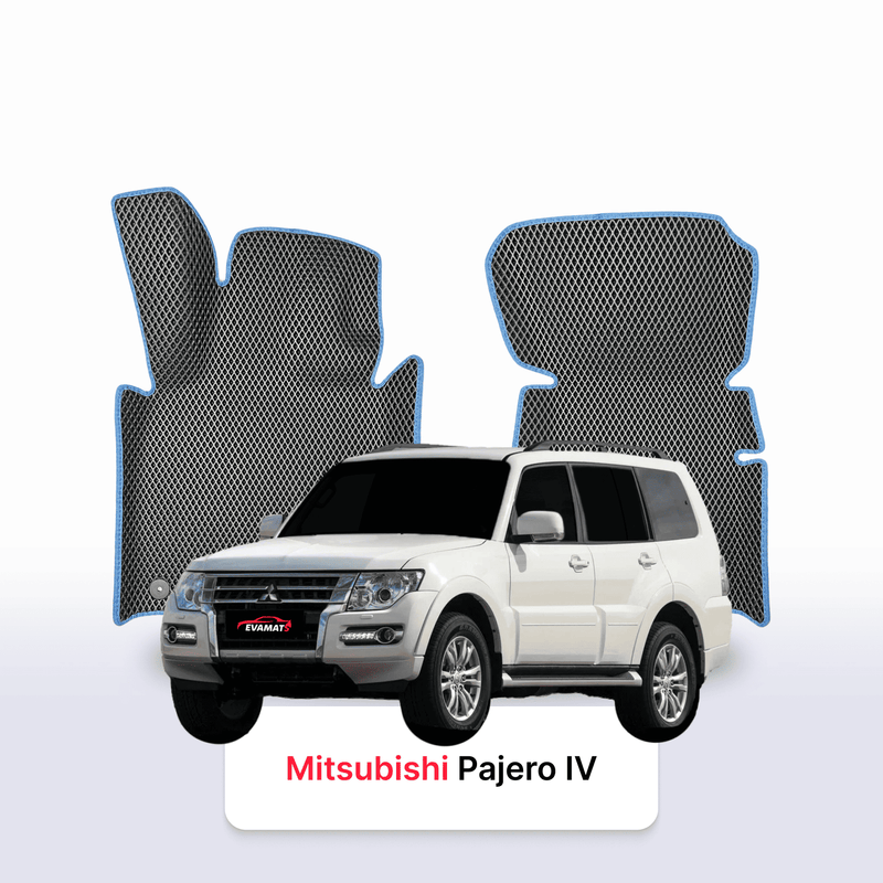 Car mats EVA for Mitsubishi Pajero 4 gen 2006-2023 year SUV