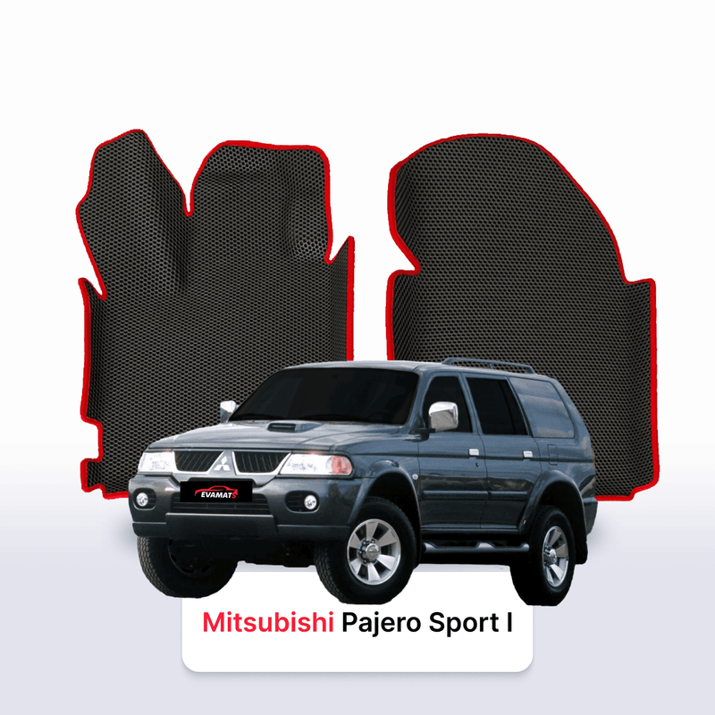 Car mats EVA for Mitsubishi Pajero Sport 1 gen 1998-2009 year SUV