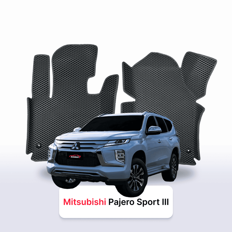 Car mats EVA for Mitsubishi Pajero Sport 3 gen 2015-2023 year SUV