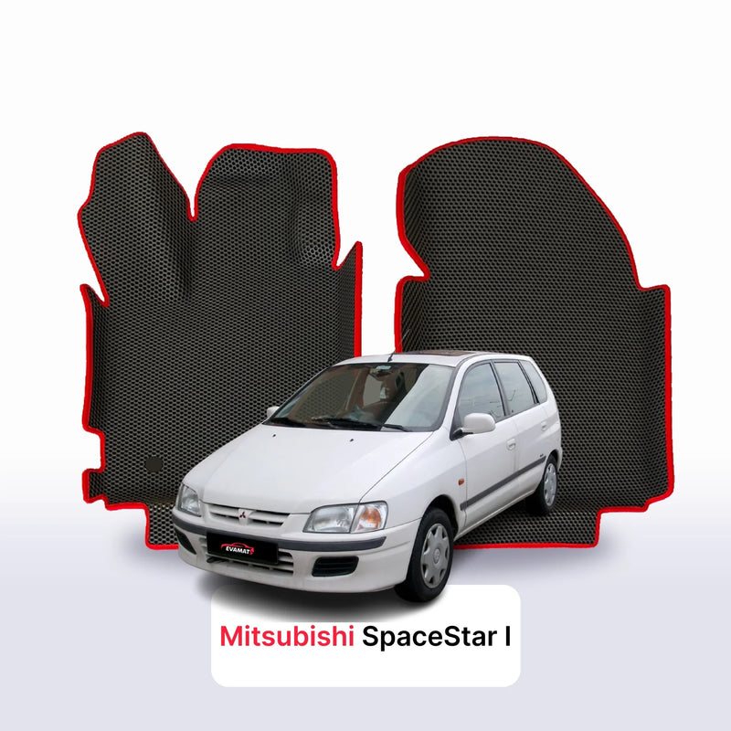 Car mats EVA for Mitsubishi Space Star 1 gen 1995-2005 year MINIVAN