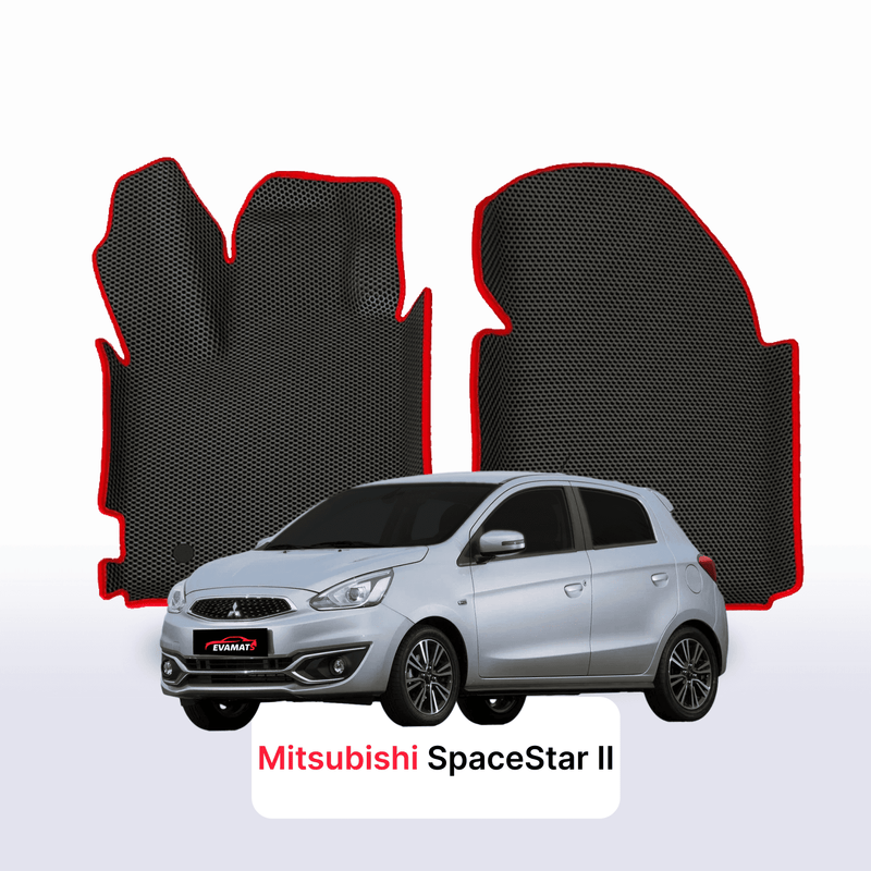 Car mats EVA for Mitsubishi Space Star 2 gen 2012-2023 year HATCHBACK 5 door