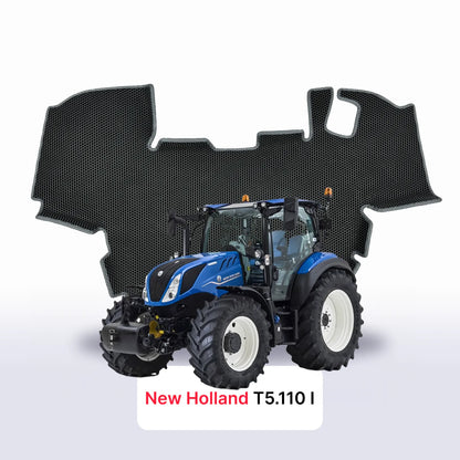Car mats EVA for New Holland T5.110 1 gen 2019-2024 year TRACTOR
