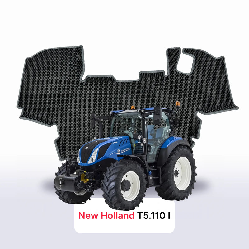 Car mats EVA for New Holland T5.110 1 gen 2019-2024 year TRACTOR