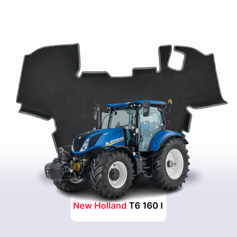 Car mats EVA for New Holland T6 160 1 gen 2012-2024 year TRACTOR