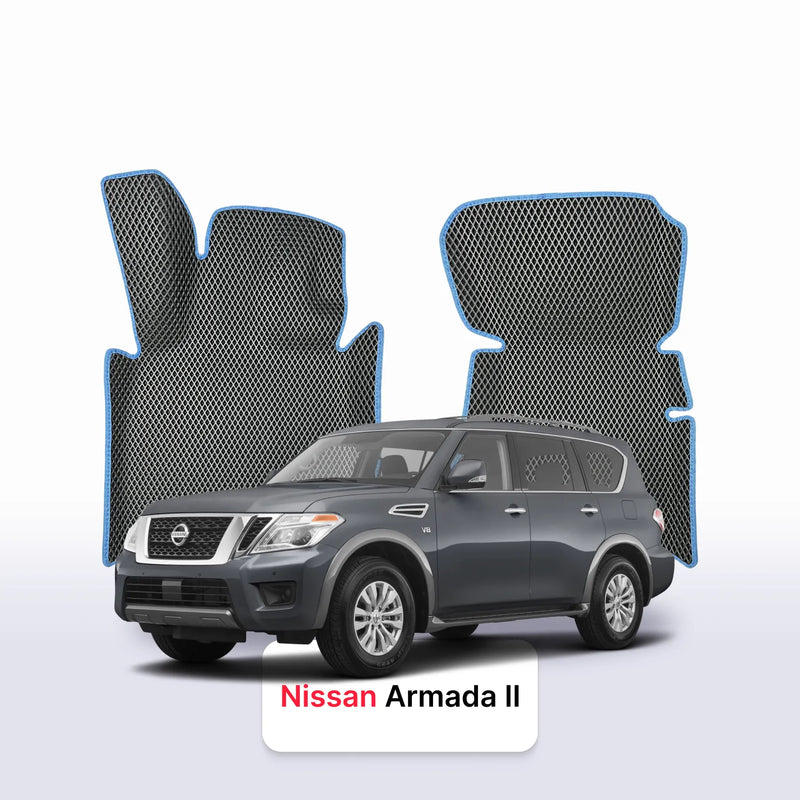 Car mats EVA for Nissan Armada II gen 2017-2024 year SUV