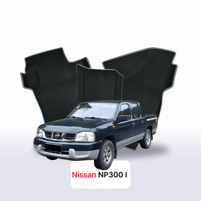 Car mats EVA for Nissan NP300 I gen 2008-2015 year PICK-UP DOUBLE CABIN