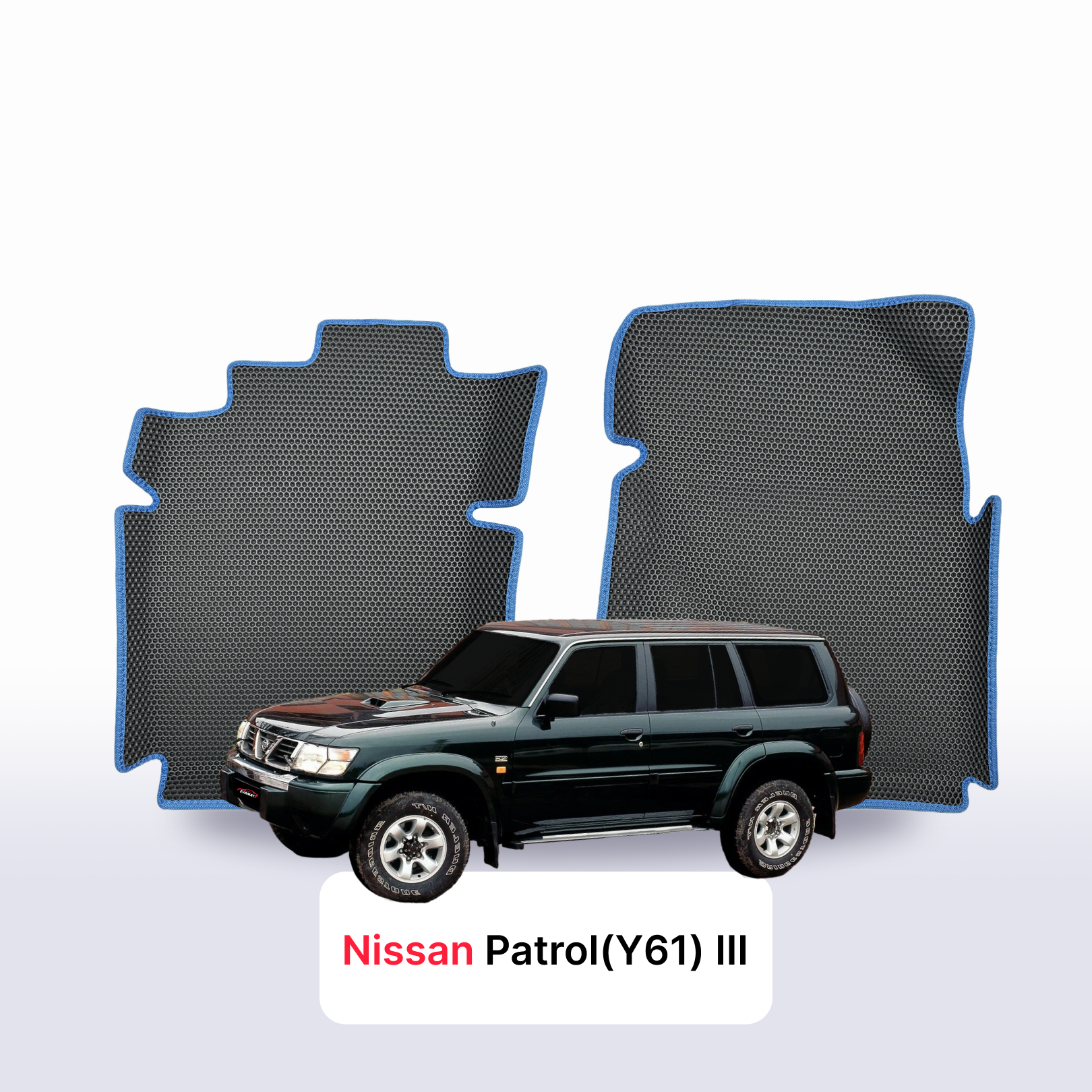 Car mats EVA for Nissan Patrol(Y61) III gen 1997-2014 year SUV 5 door