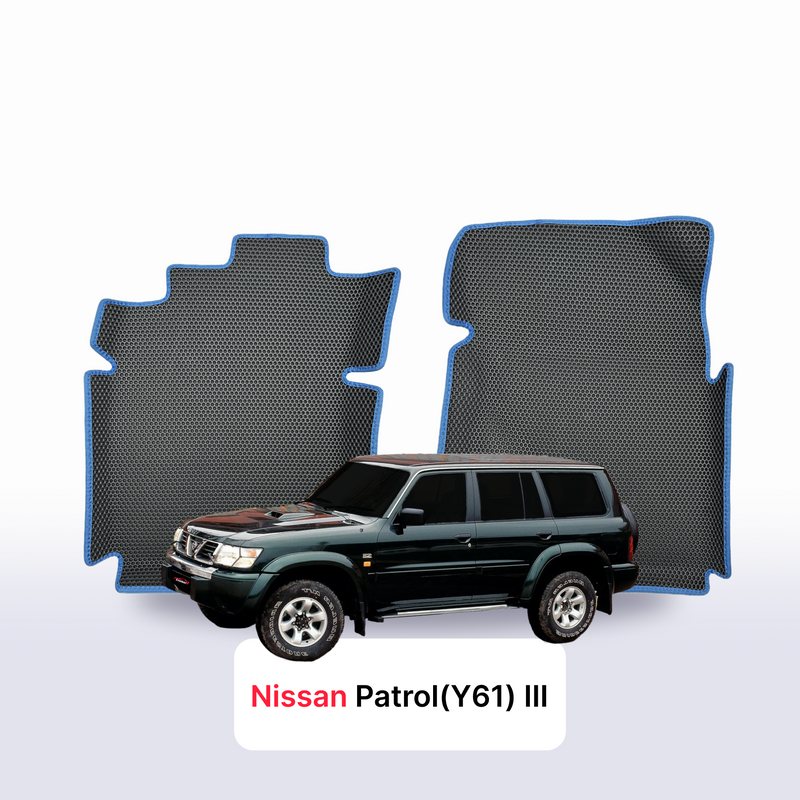 Car mats EVA for Nissan Patrol(Y61) III gen 1997-2014 year SUV 5 door
