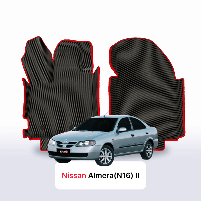 Car mats EVA for Nissan Almera(N16) II gen 2000-2008 year SEDAN