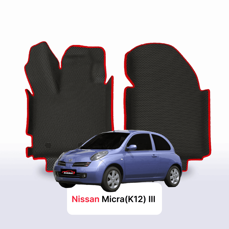 Car mats EVA for Nissan Micra(K12) III gen 2002-2010 year HATCHBACK 3 door