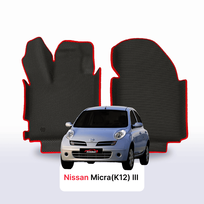 Car mats EVA for Nissan Micra(K12) III gen 2002-2010 year HATCHBACK 5 door