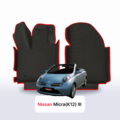Car mats EVA for Nissan Micra(K12) III gen 2002-2010 year CABRIO