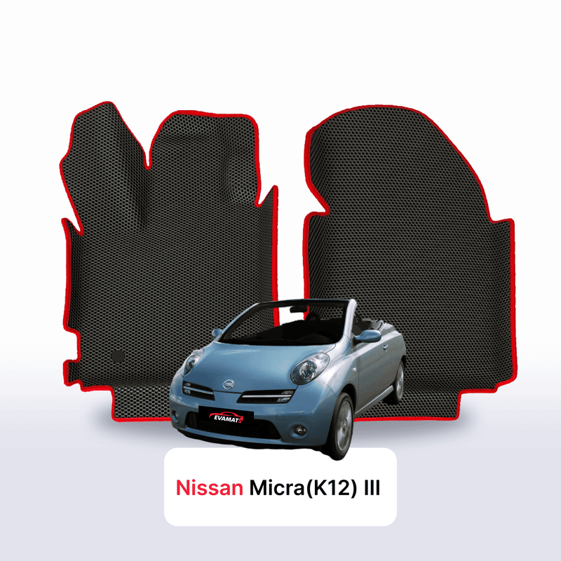 Car mats EVA for Nissan Micra(K12) III gen 2002-2010 year CABRIO
