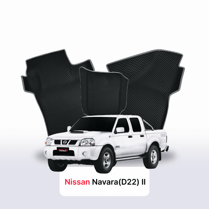 Car mats EVA for Nissan Navara(D22)(Frontier) II gen 1998-2007 year PICK-UP półtorej kabiny