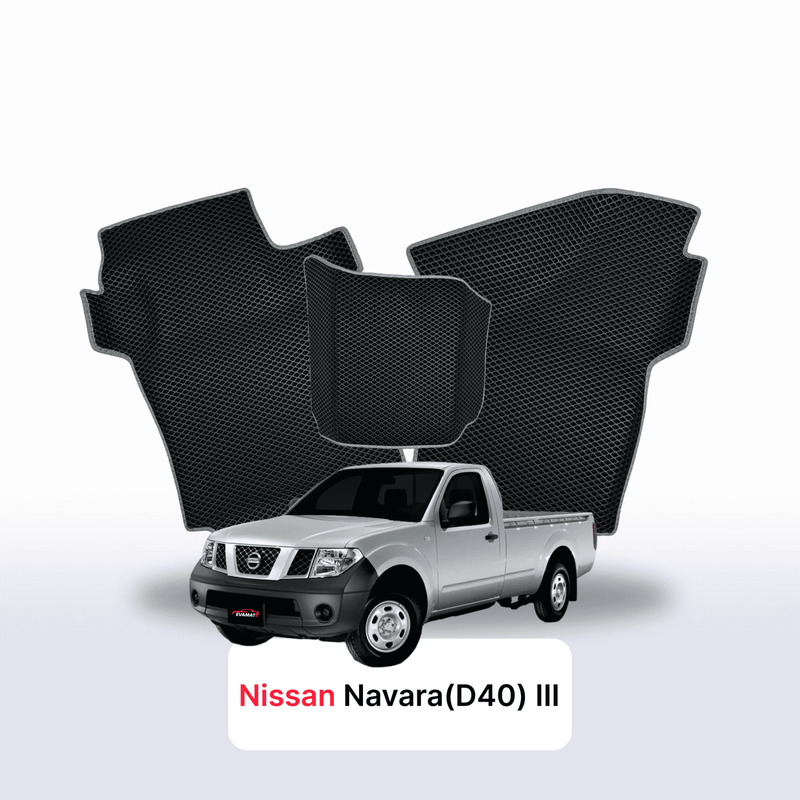 Car mats EVA for Nissan Navara(D40)(Frontier) III gen 2004-2015 year PICK-UP single cabin