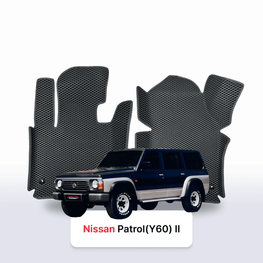 Car mats EVA for Nissan Patrol(Y60) II gen 1987-1997 year SUV 5 door