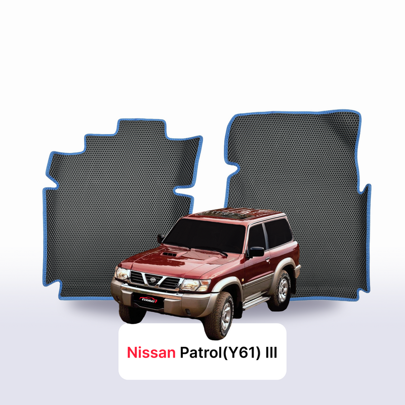 Car mats EVA for Nissan Patrol(Y61) III gen 1997-2014 year SUV 3 door